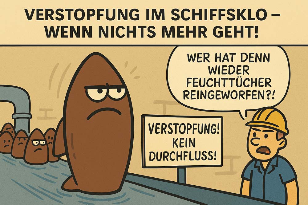 Torpedo-Stau im Schiffsklo – Wenn nichts mehr geht!